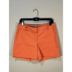 Talbots Shorts Women’s Size 6 Orange Perfect Stretch Cotton Chinos Summer
